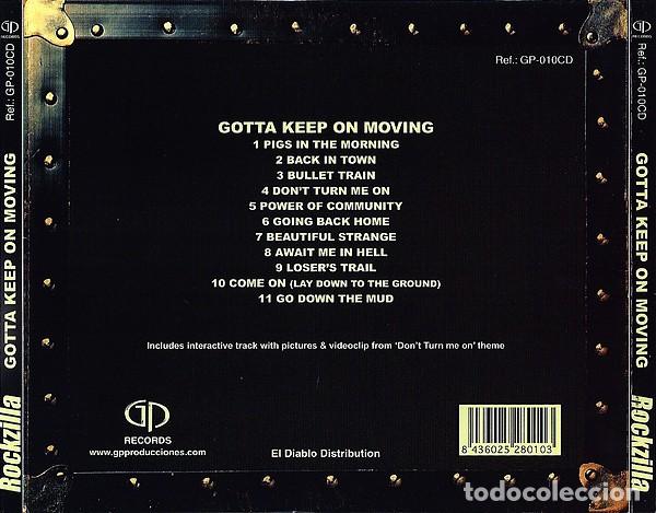CDs de m&uacute;sica: Rockzilla - Gotta Keep On Moving - CD - Foto 2