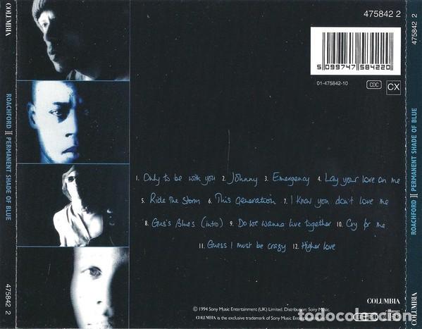 CDs de m&uacute;sica: Roachford - Permanent Shade Of Blue - CD - Foto 2