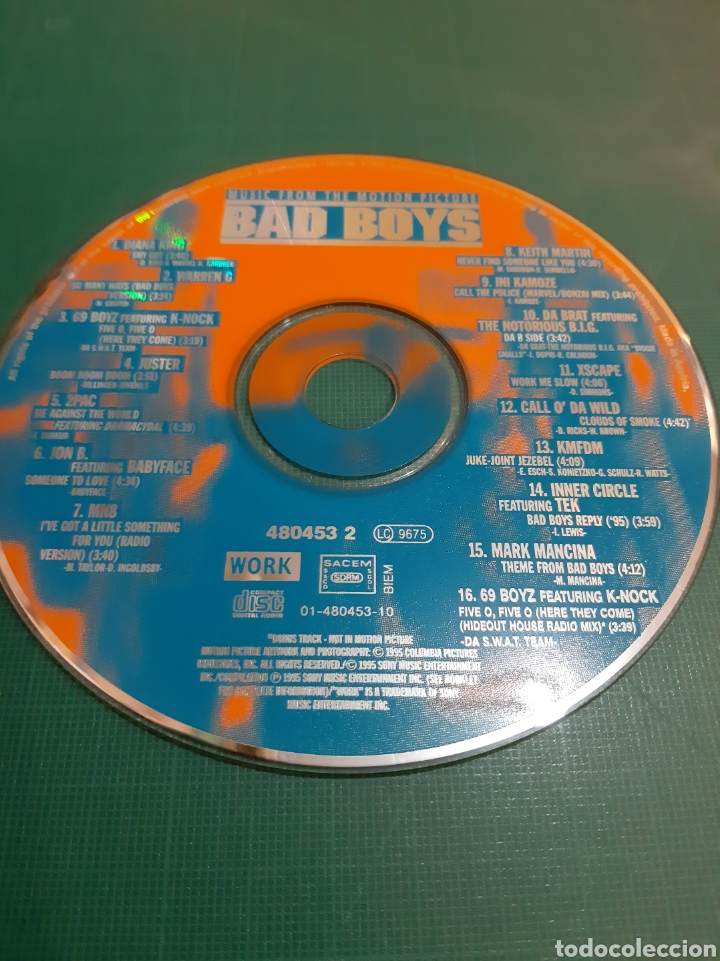 CDs de m&uacute;sica: CD BAD BOYS 1995 SIN CAJA - Foto 1