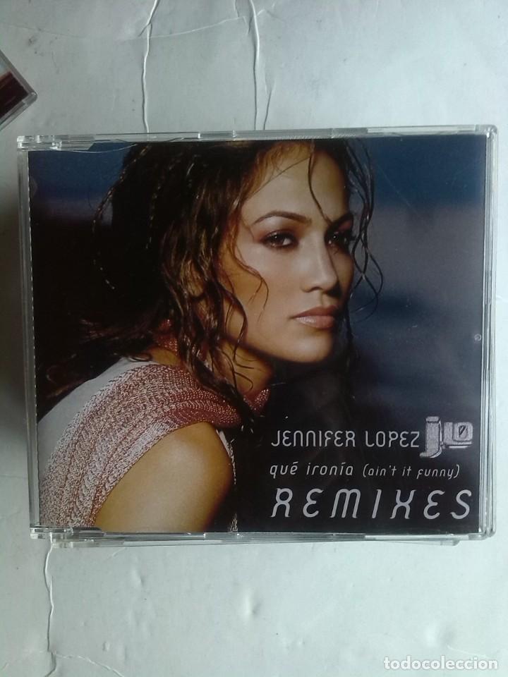 CDs de m&uacute;sica: JENNIFER L&Oacute;PEZ - QUE IRONIA REMIXES CD SINGLE - Foto 1