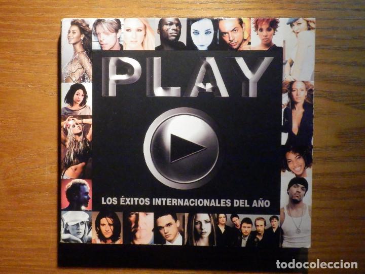 CDs de m&uacute;sica: CD - Doble Compact Disc - Play - Los &eacute;xitos internacionales del a&ntilde;o - 40 temas - Warner 2003 - Foto 1