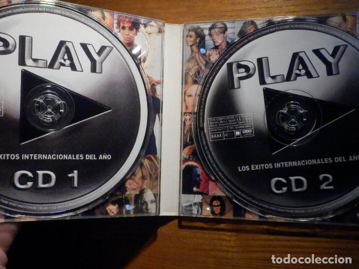 CDs de m&uacute;sica: CD - Doble Compact Disc - Play - Los &eacute;xitos internacionales del a&ntilde;o - 40 temas - Warner 2003 - Foto 2