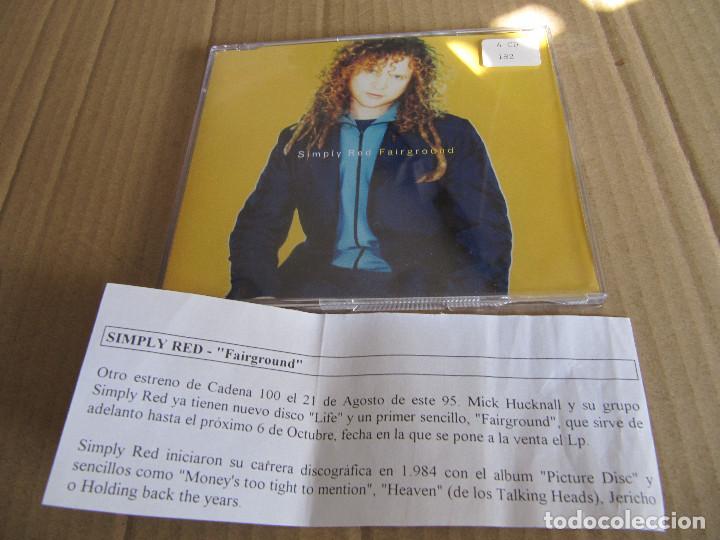 CDs de m&uacute;sica: simply red,fairground CD SINGLE CADENA 100 - Foto 1