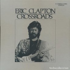 CDs de Música: ”CROSSROADS” SET BOX OFICIAL RECOPILATORIO DISCOGRAFÍA ERIC CLAPTON, 4 CDS + LIBRETO, GERMANY 1988. Lote 222926946