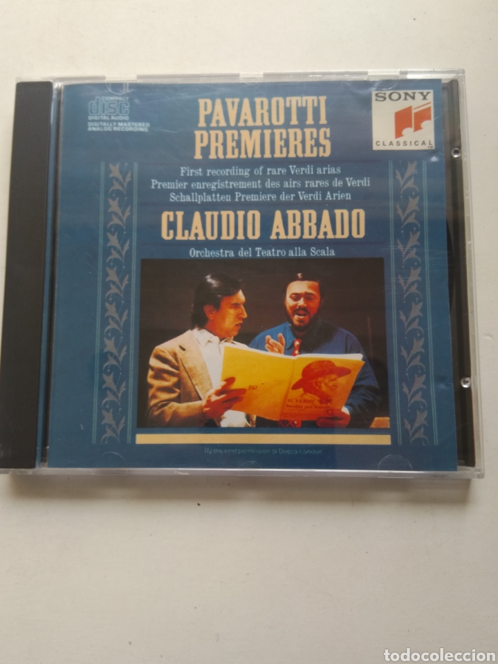 CDs de m&uacute;sica: CD PAVAROTTI PREMIERES/CLAUDIO ABBADO - Foto 1