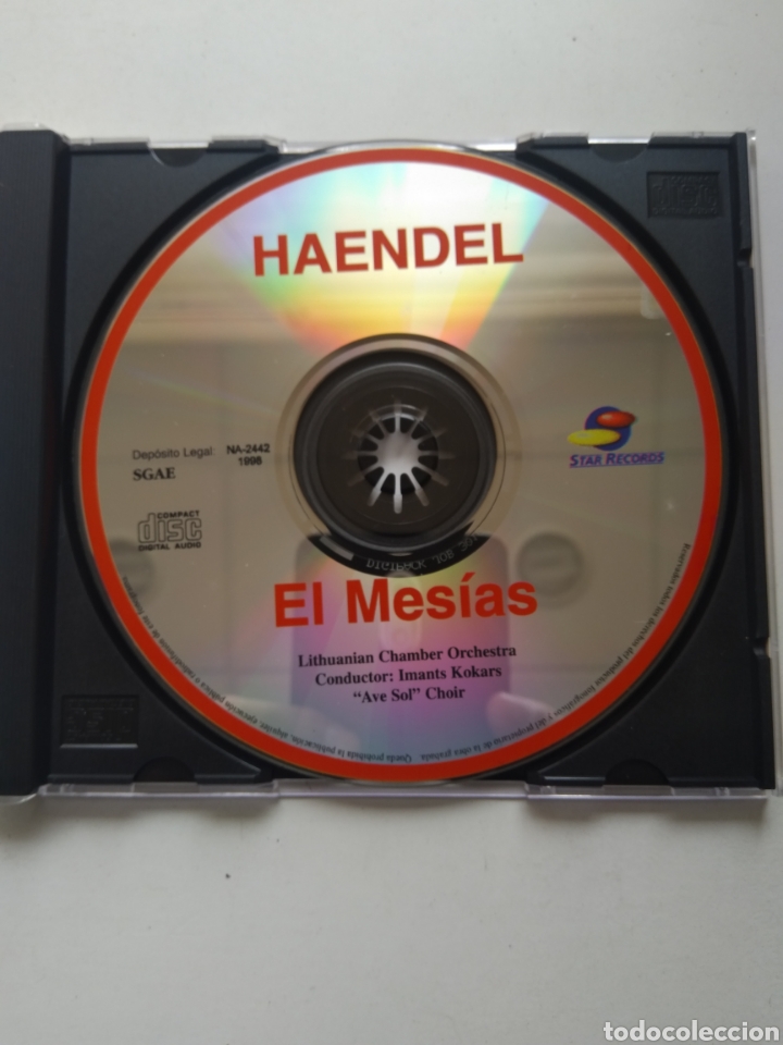 CDs de m&uacute;sica: CD EL MESIAS/HAENDEL - Foto 2