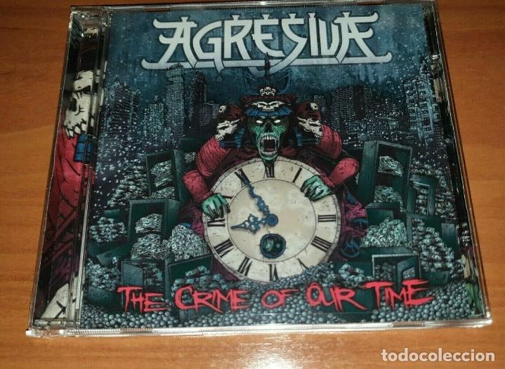 CDs de Música: AGRESIVA – THE CRIME OF OUR TIME spanish thrash metal -MURO-METALLICA-FUCK OFF - Foto 1 - 223044511
