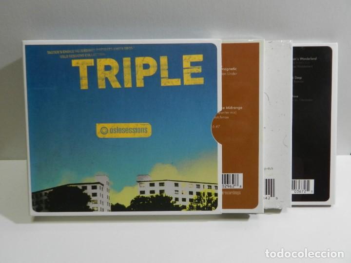 CDs de m&uacute;sica: DISCO CD. VARIOS - Oslo Sessions Collection: Triple. COMPACT DISC. - Foto 2