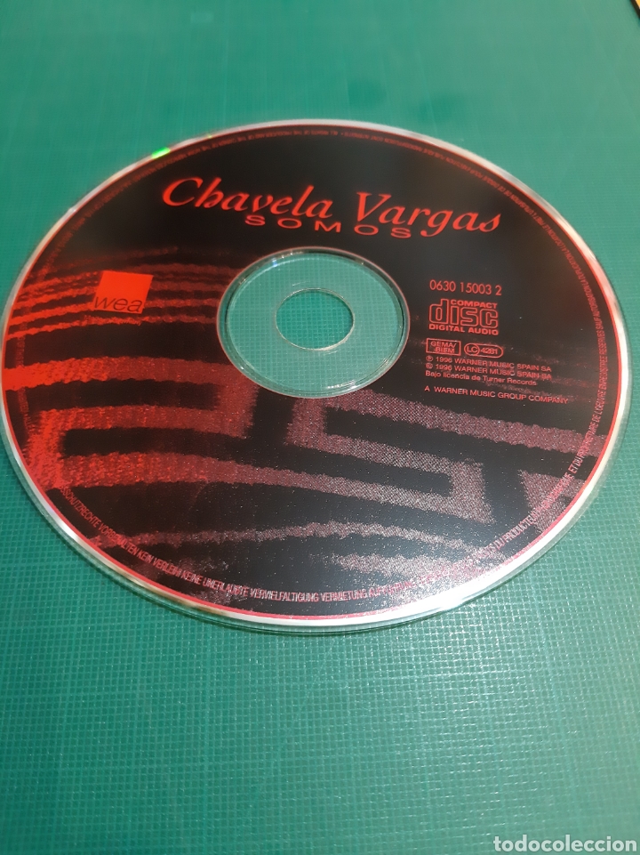 CDs de m&uacute;sica: CD CHAVELA VARGAS SOMOS 1996 SIN CAJA - Foto 1