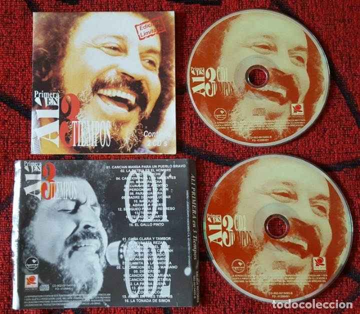 CDs de m&uacute;sica: Latin Folk ALI PRIMERA ** En 3 Tiempos ** CD DOBLE