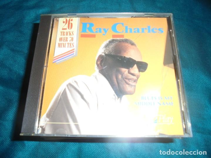 CDs de m&uacute;sica: RAY CHARLES. BLUES IS MY MIDDLE NAME. DOUBLE PLAY. CD. IMPECABLE (#) - Foto 1