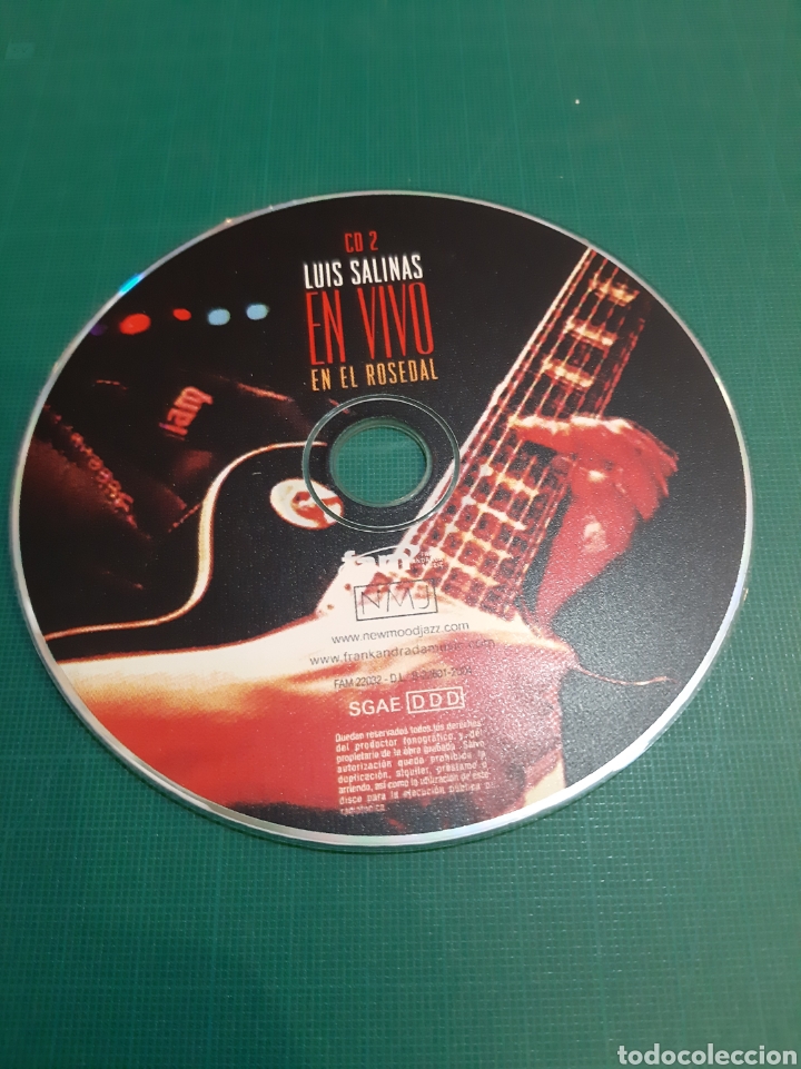 CDs de m&uacute;sica: Cd 2 LUIS SALINAS EN EL ROSENDAL 2002 S&Iacute;N CAJA - Foto 1