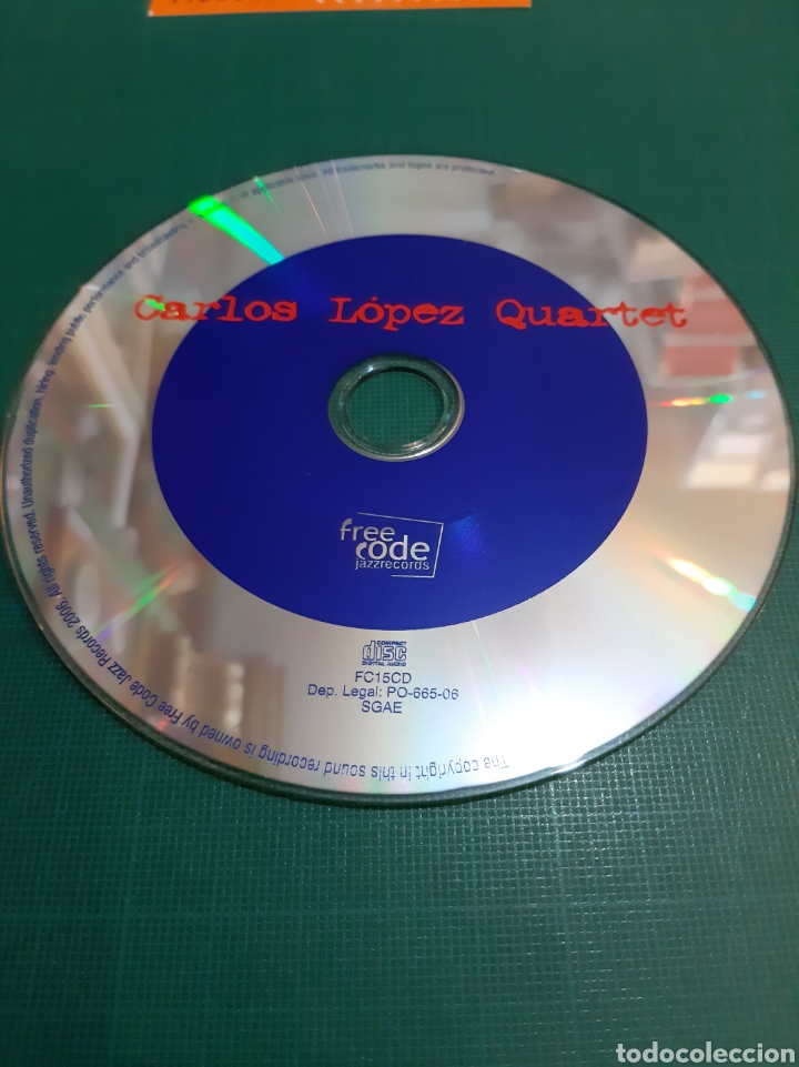 CDs de m&uacute;sica: CD CARLOS L&Oacute;PEZ QUARTET S&Iacute;N CAJA - Foto 1