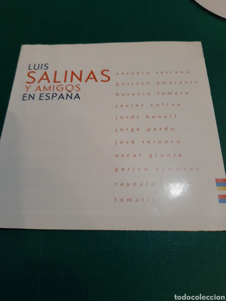 CDs de m&uacute;sica: Cd LUIS SALINAS Y AMIGOS EN ESPA&Ntilde;A S&Iacute;N CAJA - Foto 2