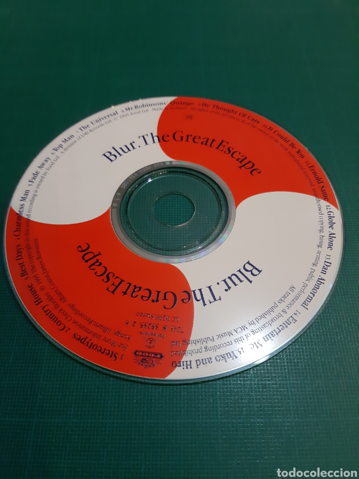 CDs de m&uacute;sica: CD BLUR THE GREAT ESCAOE - Foto 1