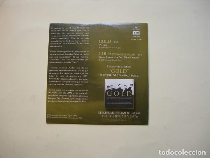CDs de m&uacute;sica: SPANDAU BALLET / GOLD - Foto 2