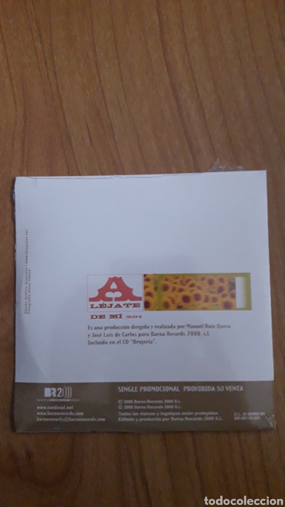 CDs de m&uacute;sica: SON DE SOL. AL&Eacute;JATE DE MI. A&Uacute;N RETRACTILADO - Foto 2