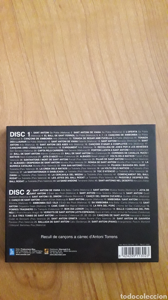 CDs de m&uacute;sica: DOBLE CD SANT ANTONI I EL DEMONI - Foto 2