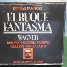 CDs de Música: OPERA WAGNER EL HOLANDES ERRANTE O EL BUQUE FANTASMA HERBERT VON KARAJAN. EMI CLASSICS COMO NUEVA. Lote 223530775