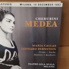 CDs de Música: OPERA CHERUBINI MEDEA 1953 MARIA CALLAS LEONARD BERNSTEIN LIVE EMI NUEVA. Lote 223538143