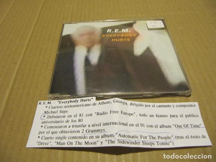 CDs de m&uacute;sica: R.E.M. &lrm;&ndash; Everybody Hurts CD CADENA 100 - Foto 1