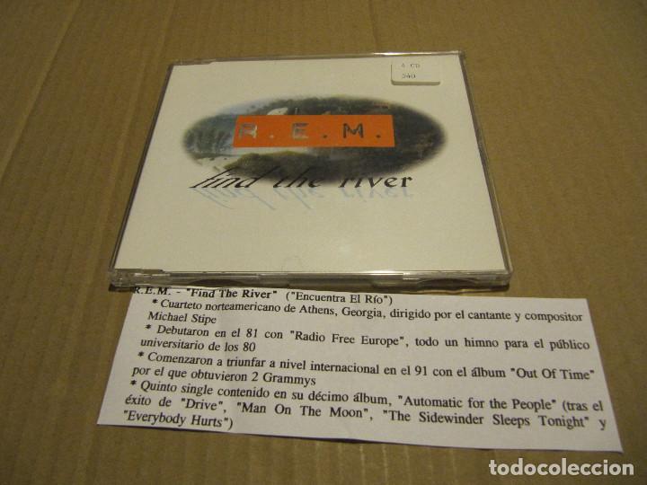 CDs de m&uacute;sica: R.E.M. (REM) - FIND THE RIVER CD CADENA 100 - Foto 1
