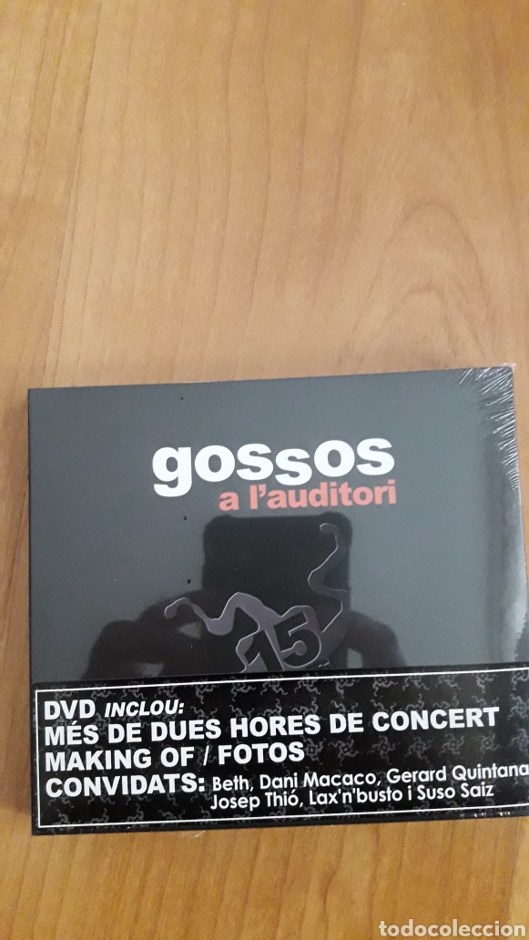 CDs de m&uacute;sica: GOSSOS A LAUDITORI. A&Uacute;N RETRACTILADO - Foto 1