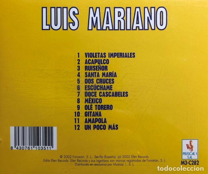 CDs de m&uacute;sica: LUIS MARIANO - EXITOS - Foto 2