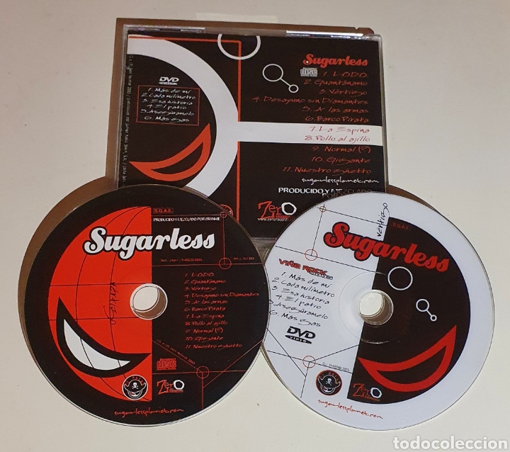 CDs de m&uacute;sica: SUGSRLESS / CD+DVD / V&Eacute;RTIGO - Foto 2
