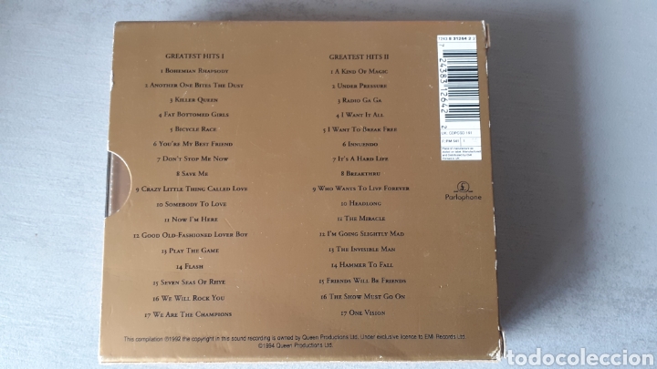 CDs de m&uacute;sica: QUEEN ** Greatest Hits I & II **** 2 CDS. - Foto 2