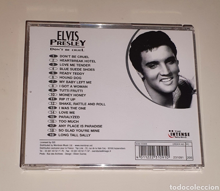 CDs de m&uacute;sica: ELVIS PRESLEY / CD / DONT BE CRUEL - Foto 3