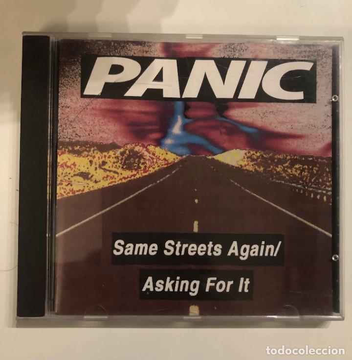 CDs de m&uacute;sica: CD Panic &lrm;&ndash; Same Streets Again / Asking For It - Foto 1