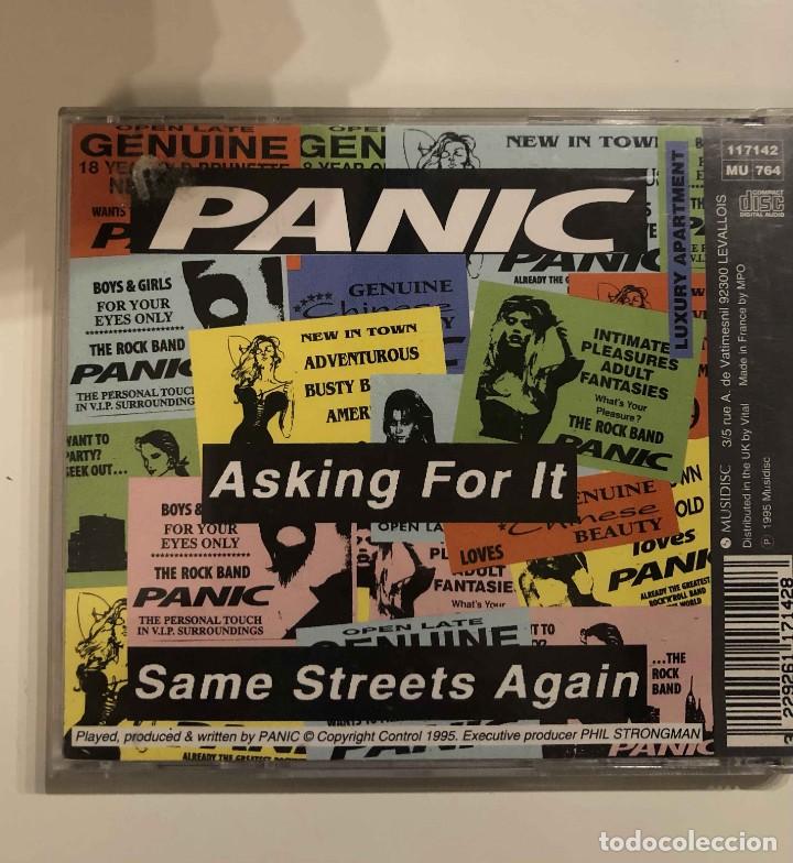 CDs de m&uacute;sica: CD Panic &lrm;&ndash; Same Streets Again / Asking For It - Foto 2