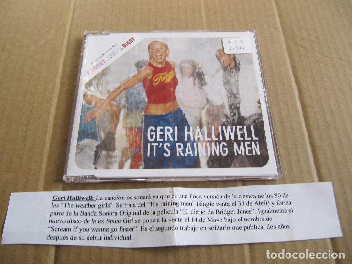 CDs de m&uacute;sica: GERI HALLIWELL - Its Raining Men - CD Single CADENA 100 - Foto 1