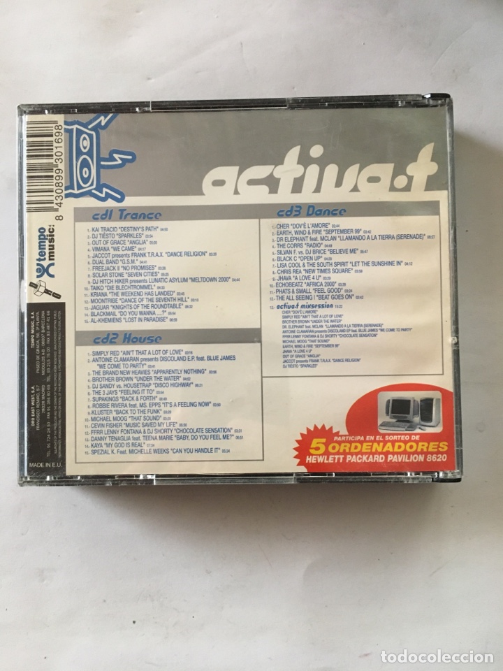 CDs de m&uacute;sica: ACTIVA T-3 CD TRANCE HOUSE DANCE - Foto 2