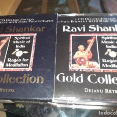 CDs de Música: RAVI SHANKAR GOLD COLLECTION DEJAVU RETRO 2 CD DELUXE EDITION 20 PAGE BOOKLET WITH RARE PHOTOGRAP. Lote 224275160