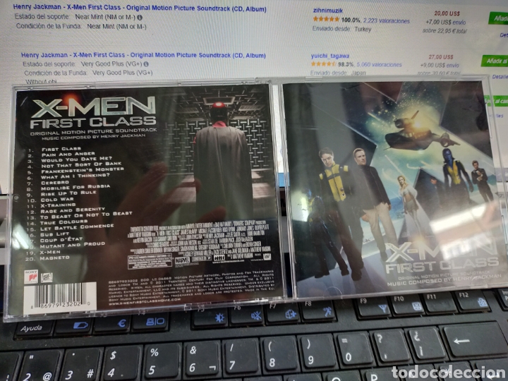 CDs de m&uacute;sica: X-men first class cd b.s.o. 2011 - Foto 1