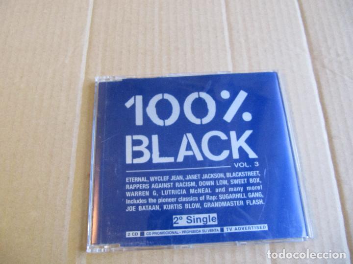 CDs de m&uacute;sica: 100% BLACK VOL. 3 - CD SINGLE PROMOCIONAL - Foto 1