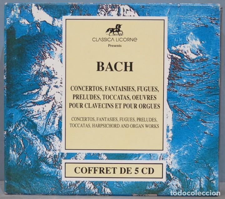 CDs de m&uacute;sica: CAJA 5 CD. BACH. LICORNE - Foto 1