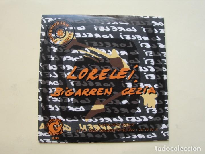 CDs de m&uacute;sica: LORELEI / BIGARREN GEZIA / CD SINGLE - Foto 2
