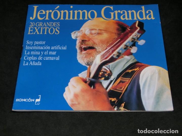 CDs de m&uacute;sica: JER&Oacute;NIMO GRANDA - 20 GRANDES &Eacute;XITOS - CD - 1995 GRANADA - Foto 3