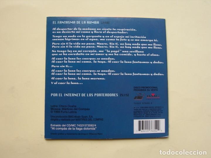 CDs de m&uacute;sica: M&Aacute;RTIRES DEL COMP&Aacute;S / EL FANTASMA DE LA RUMBA / CD SINGLE - Foto 2