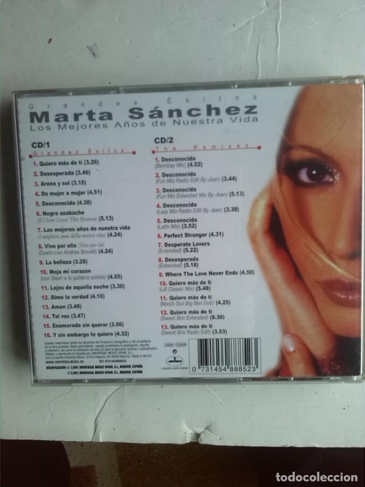 CDs de m&uacute;sica: MARTA SANCHEZ GRANDES EXITOS 2 CDS - Foto 2