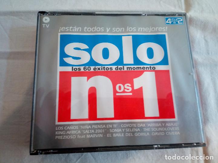 CDs de m&uacute;sica: 104-CD SOLO N&ordm; 1, los 60 exitos del momento, 4 Cds - Foto 1