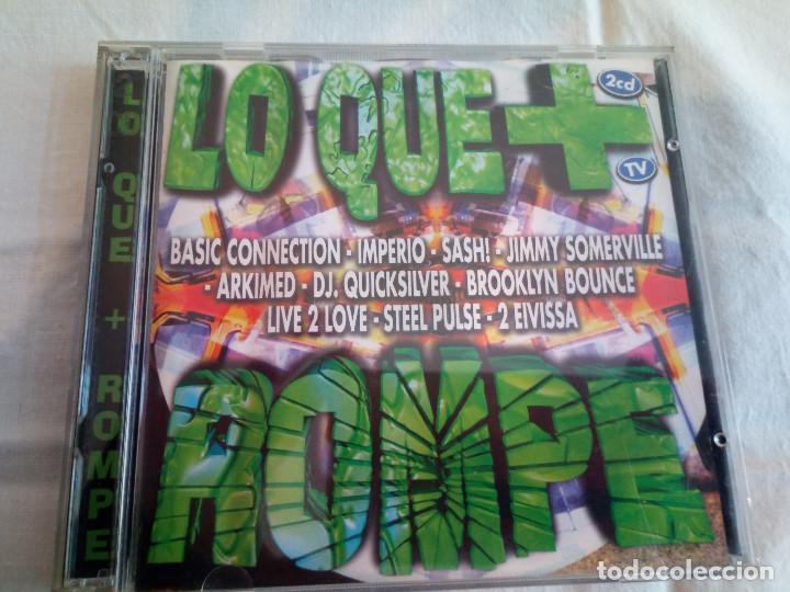 CDs de m&uacute;sica: 100-CD LO QUE MAS ROMPE, 2 Cds - Foto 1