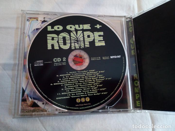 CDs de m&uacute;sica: 100-CD LO QUE MAS ROMPE, 2 Cds - Foto 3