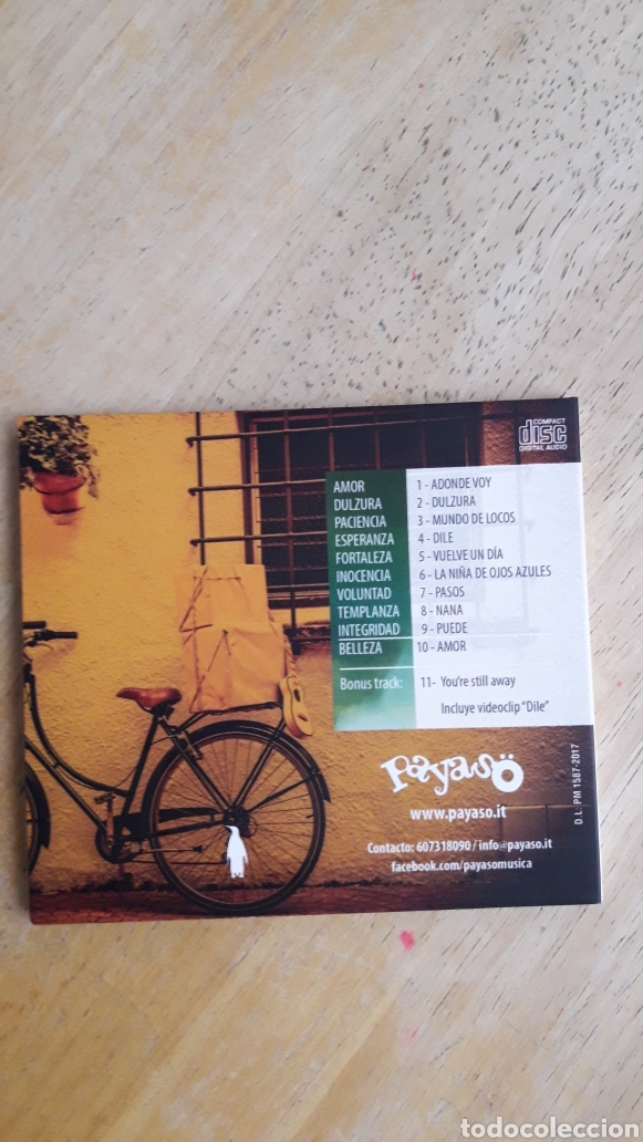 CDs de m&uacute;sica: PAYAS&Ouml;. VIRTUDES CARDINALES - Foto 2