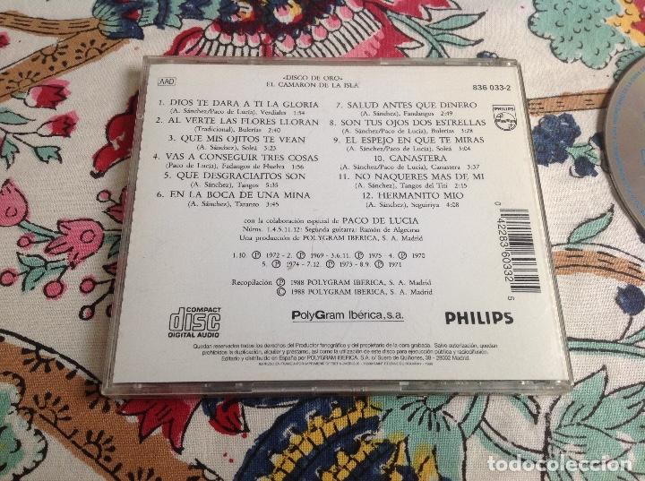 CDs de m&uacute;sica: CAMARON DISCO DE ORO. CD - Foto 2