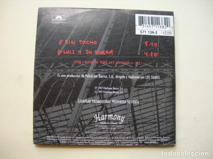 CDs de m&uacute;sica: LOS SUAVES / SIN TECHO+ 1 / CD SINGLE - Foto 3