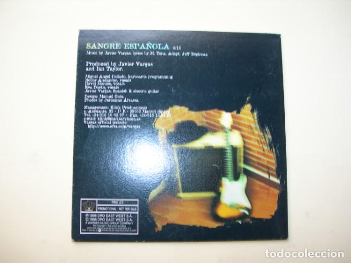 CDs de m&uacute;sica: VARGAS / SANGRE ESPA&Ntilde;OLA / CD SINGLE - Foto 2